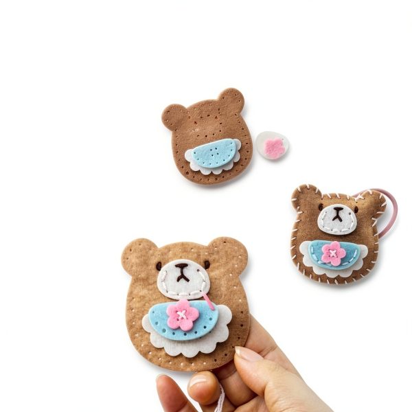 Ferberbears Felt Craft Kit Small Animal Sewing Model 8282 Mix-2