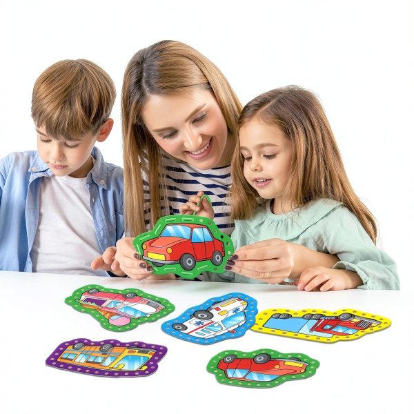 Quilinz Kids Lacing Card Set Green FX-1 9‑Piece Fine Motor Kit-3