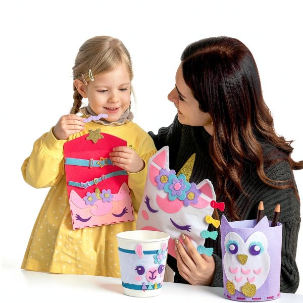 Kids Sewing Kit Klever Kits My First Sewing Kit Clear Plastic-2