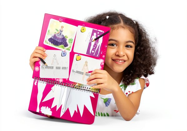 Fashion Sketchbook by RAREWORT with 100 Stickers and 40 Giant Pages-7