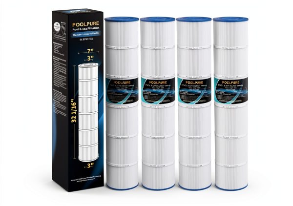 Poolpure PLFPCC130 Cartridge Filter – 130 Sq.ft Fabric 50 Micron-0