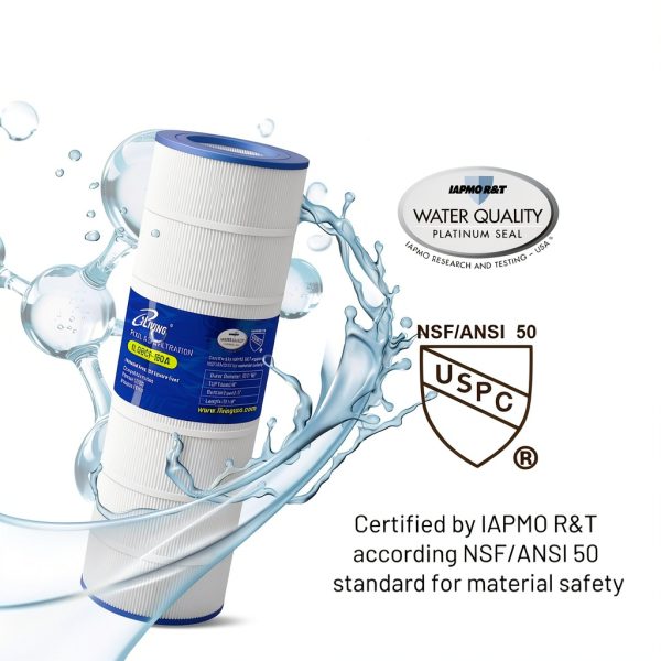 iLiving ILG8CF150A Pool Spa Filter Cartridge Strength Replacement-2