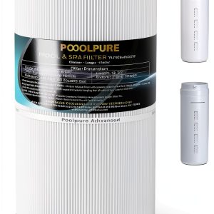 PoolPure Removable Handle Filter Cartridge 60 Sqft Dispenser 2-Pack-0