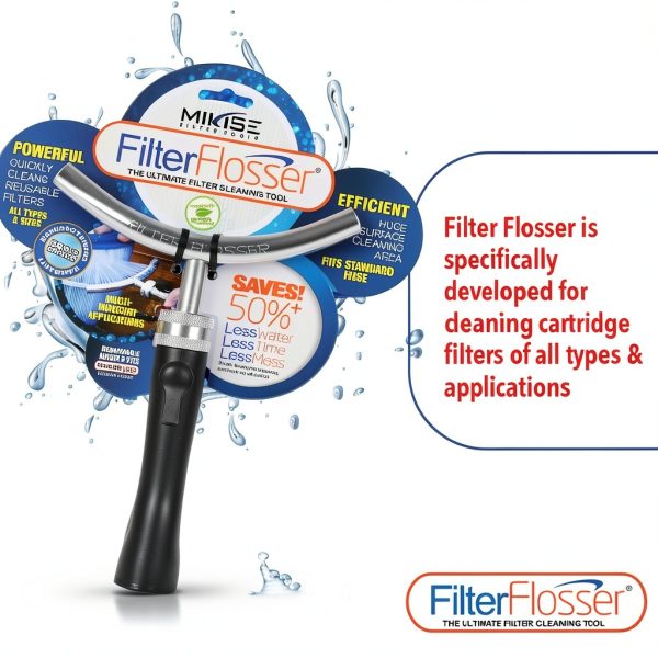 Cartridge Filter Cleaner by Mikise – Aluminum Nozzle Design-2