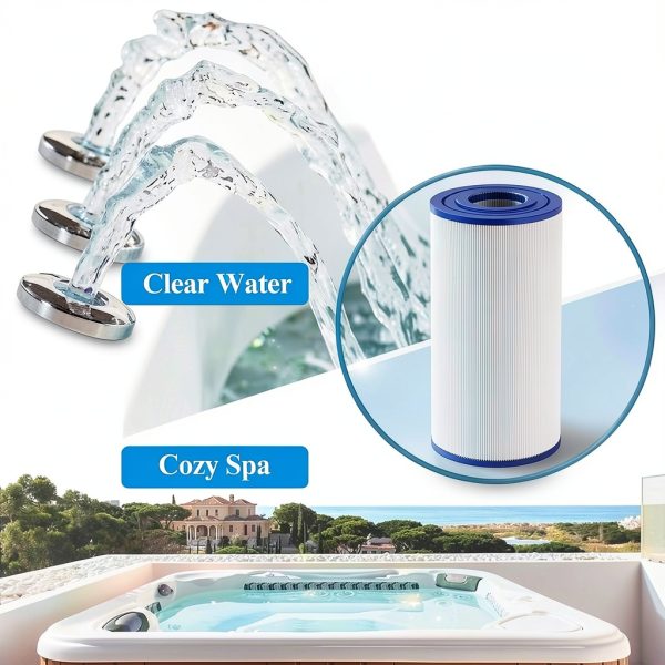 Cryspool® 04061 Filter Compatible with C-4335, PRB35-IN, R173431, Guardain 409-219, FC-2385, 03FIL1300, 35 Sq. Ft Spa Filter Cartridge, 2 Pack-5