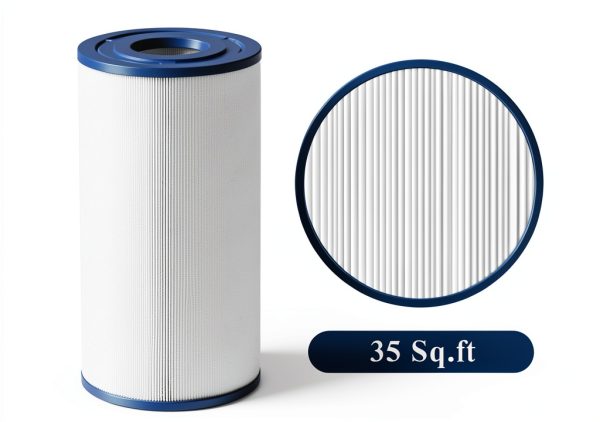 Cryspool® 04061 Filter Compatible with C-4335, PRB35-IN, R173431, Guardain 409-219, FC-2385, 03FIL1300, 35 Sq. Ft Spa Filter Cartridge, 2 Pack-4