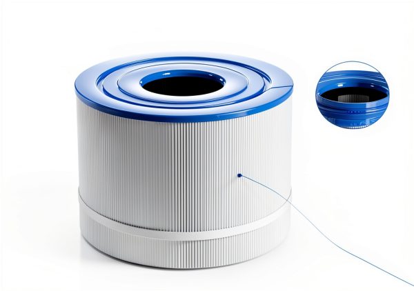 C-8465 Spa Filter Replacement Compatible with Watkins 31114, Pleatco PWK65, Filbur FC-3960, 71827, 71828, Watkins 65 sq.ft Tiger River Spa Filter 2 Pack-2