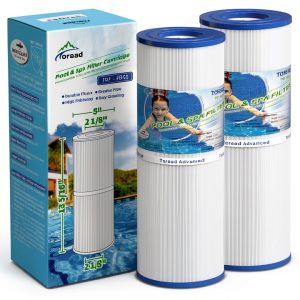 TOREAD TRF-4950 Spa Filter Replaces Unicel C-4950, Pleatco PRB50-IN, Guardian 413-212-02, Filbur FC-2390, 373045, 03FIL1600, 17-2380, Jacuzzi J210/J220/J235/J245/J275, 5X13 Hot Tub Filter, 2Pack-0