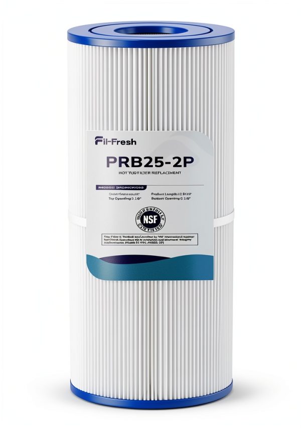 Filfresh 5×13 drop‑in hot tub filter cartridge fits PRB25‑IN, 2‑Pack-0