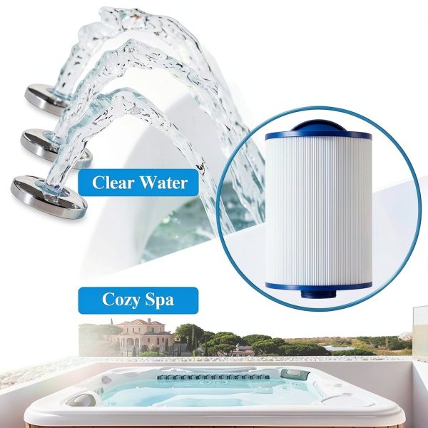Cryspool Filter 06004 Cartridge – 35 Sq Ft, 2‑Pack for Artesian Spas-5