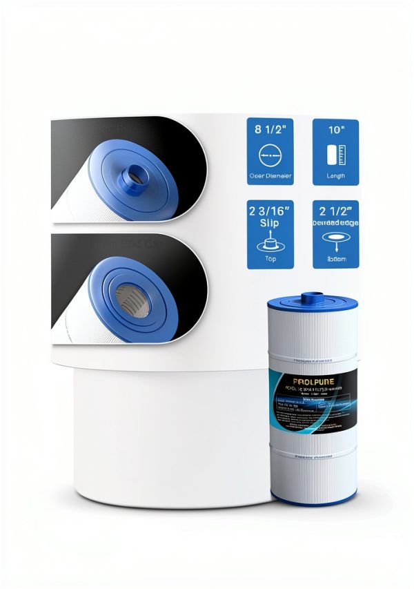 POOLPURE Spa Filter 125 Sq Ft Cartridge NSF/ANSI 50 Certified-1