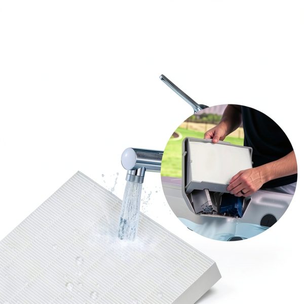 Hot Tub Spa Flat Filters Beckacher for Bullfrog M & A Series 4-Pack-3