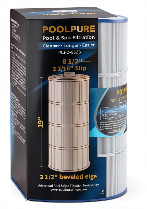 POOLPURE Spa Filter 125 Sq Ft Cartridge NSF/ANSI 50 Certified-0
